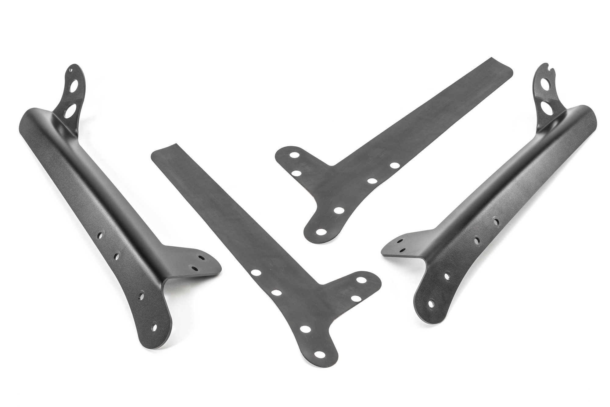 Quadratec LED Light Bar Windshield Pillar Mounting Brackets for 0718 Jeep Wrangler JK Quadratec